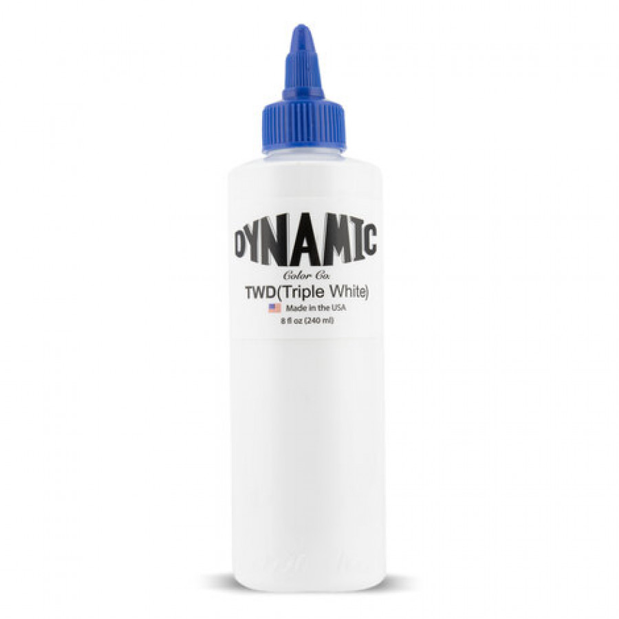 Тату краска Dynamic Colors Triple White - 240 мл