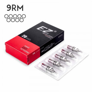 Тату картридж EZ Revolution Round Magnum 9RM - 0,35 мм 